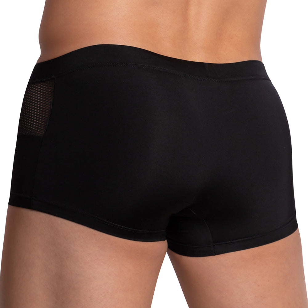 Pistol Pete PPG040 Mens Side Mesh Breather Solid Low Rise Boxer Brief