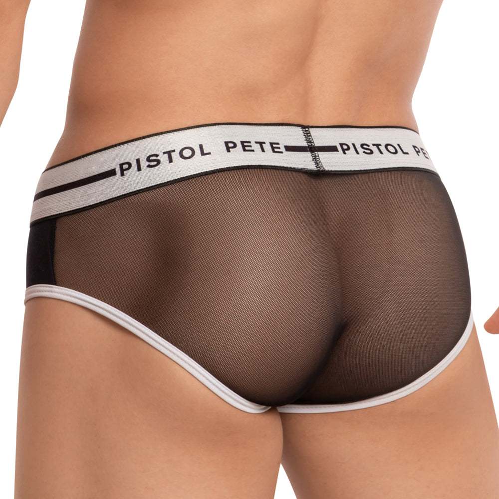 Pistol Pete PPJ024 High Power Athletic Sheer Back Brief Mens Underwear