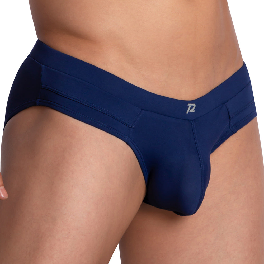 Pistol Pete PPJ030 Covered Back Solid Low Rise Mens Briefs