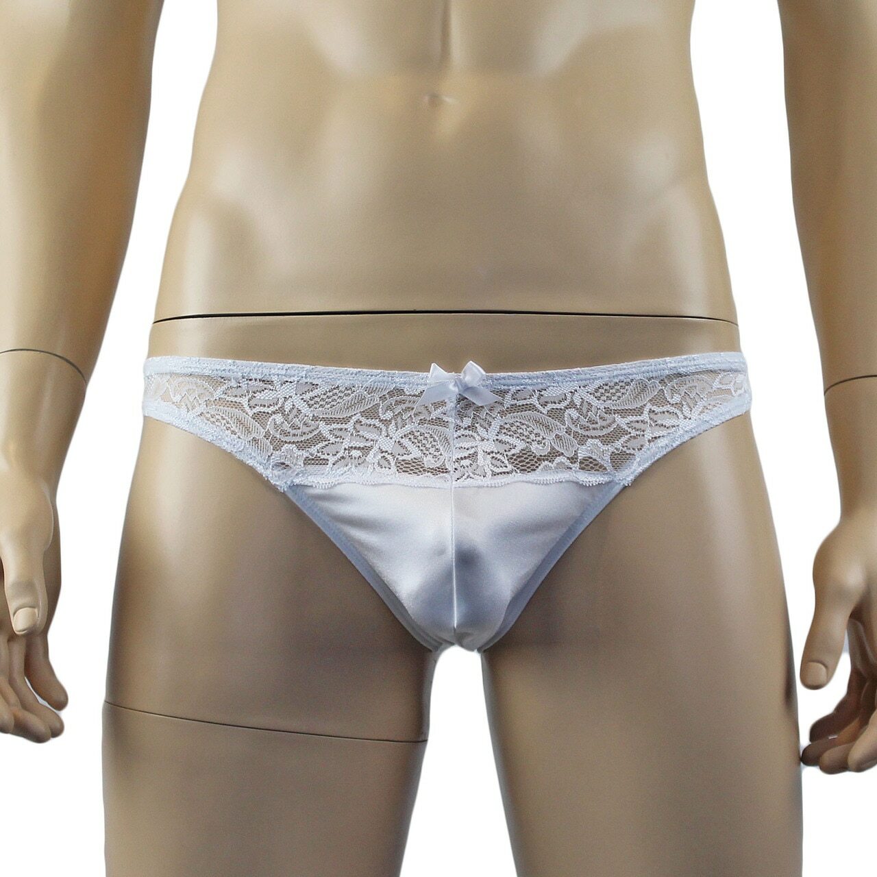 Male Romance Stretch Spandex G string Thong & Garterbelt White or Black