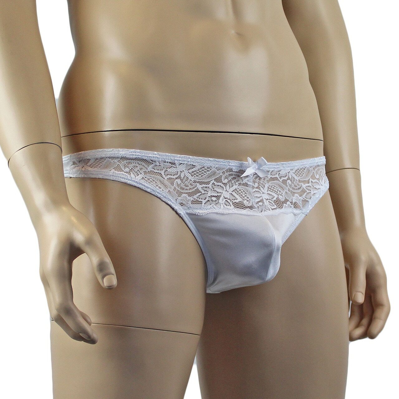 Male Romance Stretch Spandex G string Thong & Garterbelt White or Black